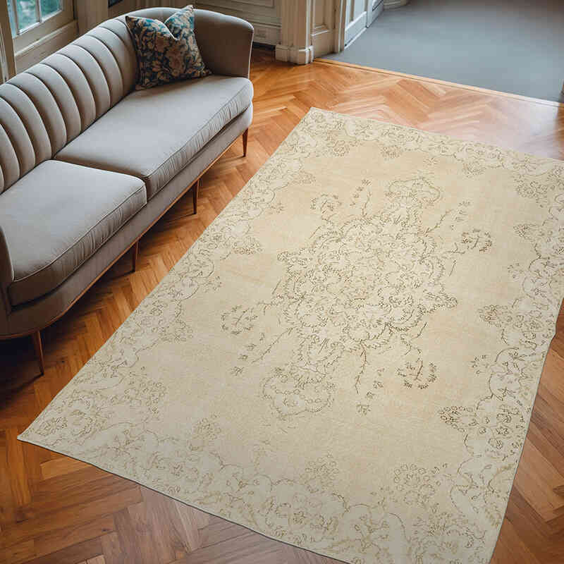 Vintage Turkish Hand-Knotted Rug - 6' 9" x 10' 3" (81" x 123") - K0059858