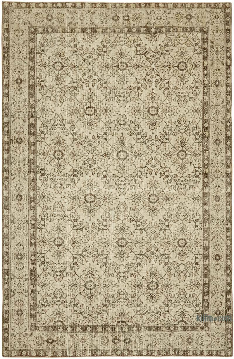 El Dokuma Vintage Halı - 187 cm x 281 cm - K0059862