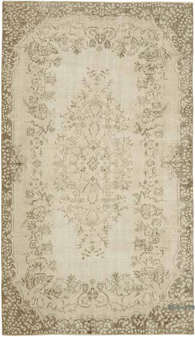 Vintage Turkish Hand-Knotted Rug - 5' 5" x 9' 5" (65" x 113")