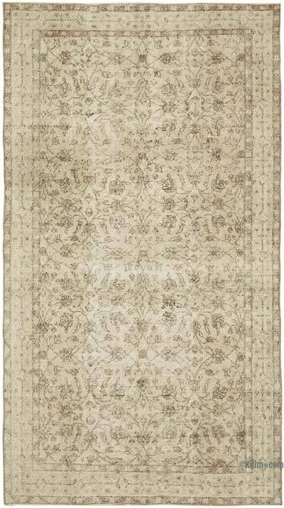 Vintage Turkish Hand-Knotted Rug - 5' 1" x 8' 11" (61" x 107")
