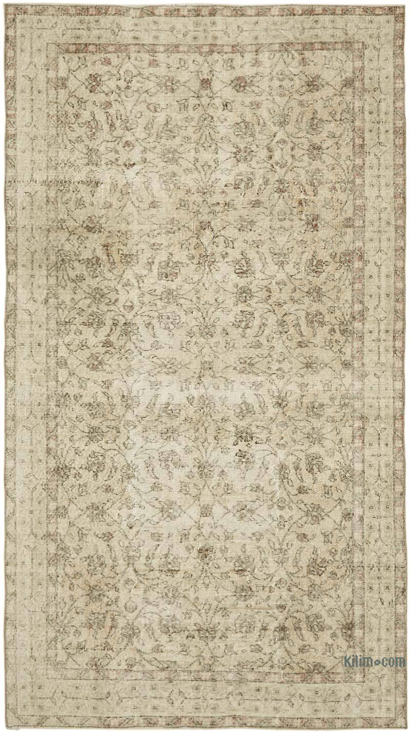 Vintage Turkish Hand-Knotted Rug - 5' 1" x 8' 11" (61" x 107") - K0059872