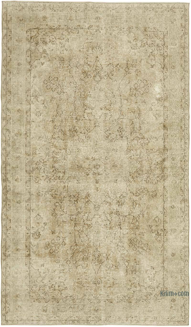 Vintage Turkish Hand-Knotted Rug - 5' 3" x 8' 8" (63" x 104") - K0059873