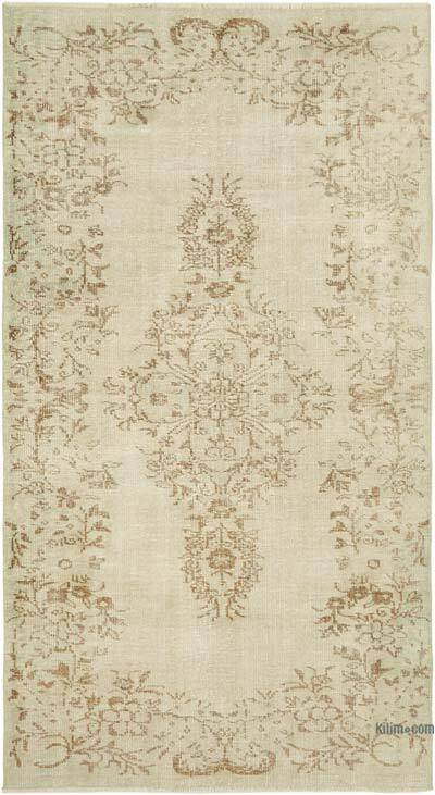 Alfombra Vintage Turca Anudada a Mano - 152 cm x 271 cm