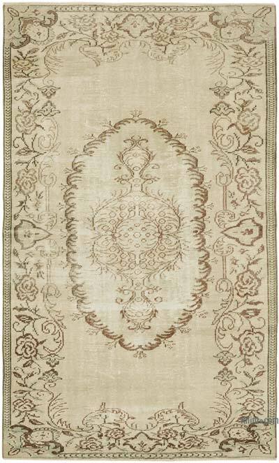 Alfombra Vintage Turca Anudada a Mano - 165 cm x 267 cm