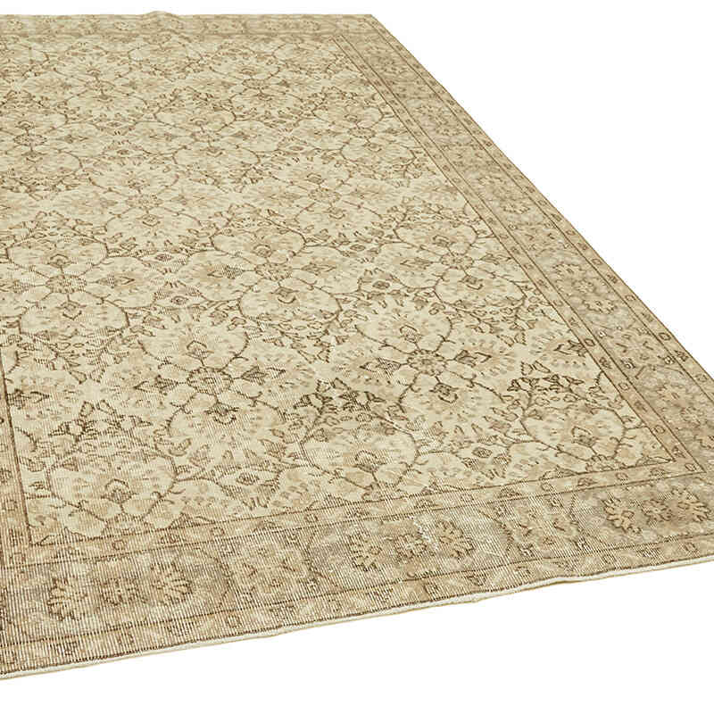 Alfombra Vintage Turca Anudada a Mano - 167 cm x 264 cm - K0059898