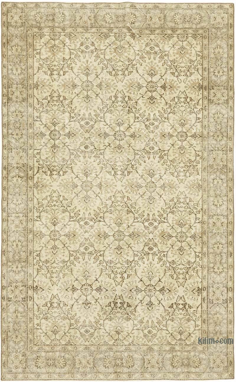 Alfombra Vintage Turca Anudada a Mano - 167 cm x 264 cm - K0059898