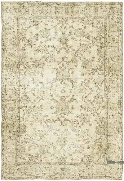 El Dokuma Vintage Halı - 151 cm x 218 cm