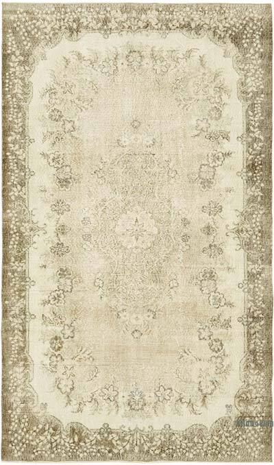 Vintage Turkish Hand-Knotted Rug - 5' 9" x 9' 7" (69" x 115")
