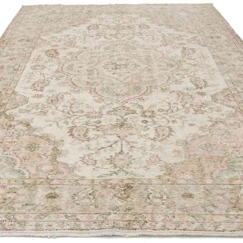 ブランドのギフト K0059915 Vintage Turkish Hand-Knotted Rug - 6' 4 ラグ・カーペット