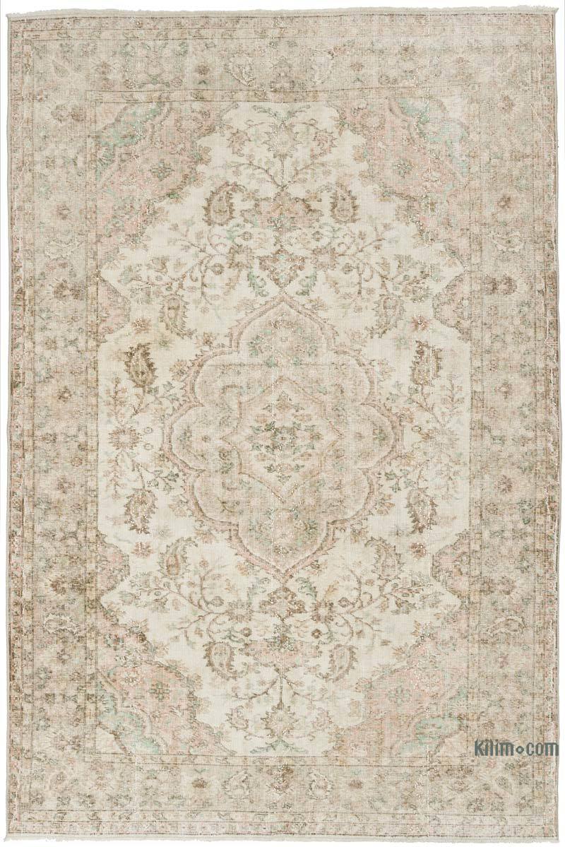 Alfombra Vintage Turca Anudada a Mano - 193 cm x 287 cm - K0059915
