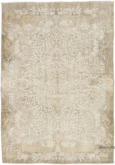 Vintage Turkish Hand-Knotted Rug - 6' 3" x 9' 1" (75" x 109")