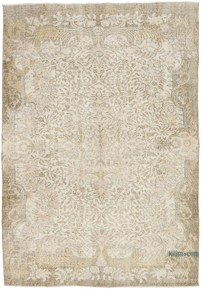 El Dokuma Vintage Halı - 190 cm x 276 cm - K0059918