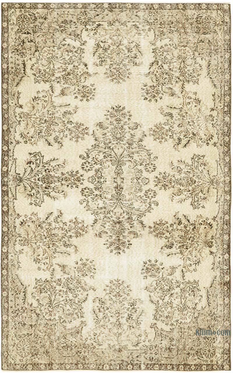 El Dokuma Vintage Halı - 161 cm x 255 cm - K0059926