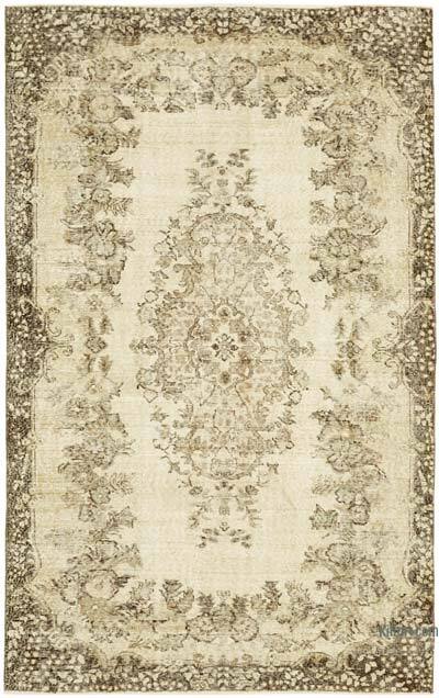 Vintage Turkish Hand-Knotted Rug - 5' 5" x 8' 6" (65" x 102")