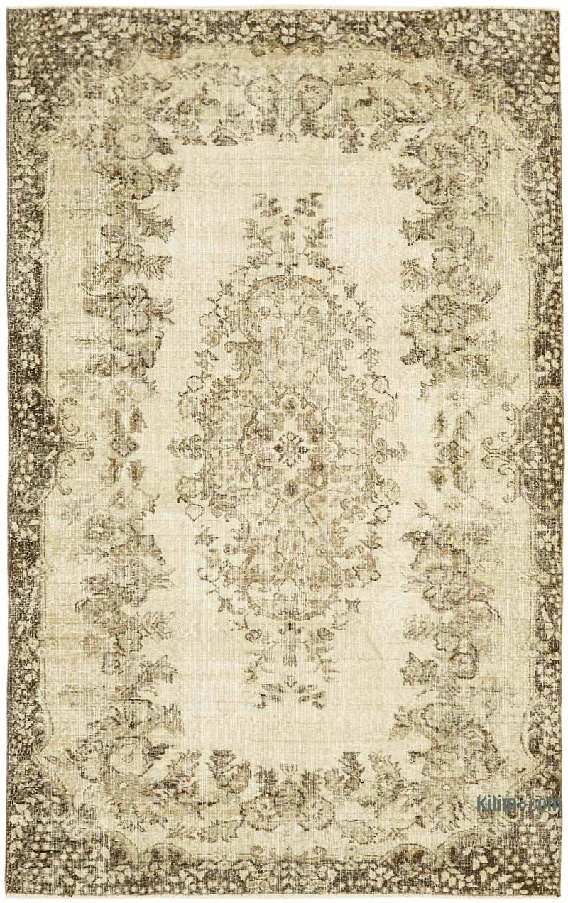 Alfombra Vintage Turca Anudada a Mano - 164 cm x 260 cm - K0059929