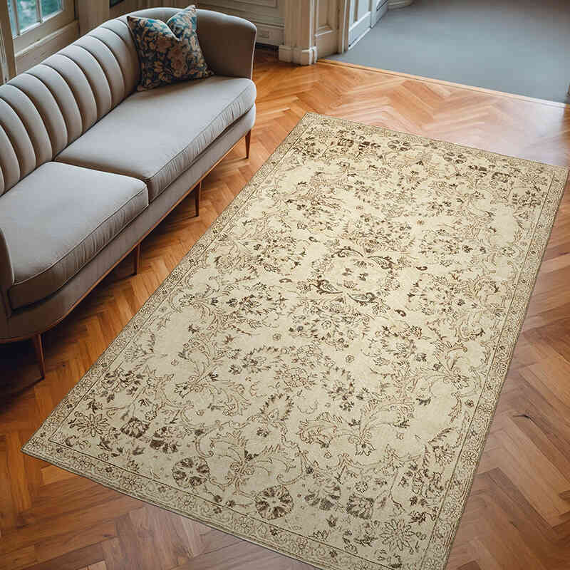 El Dokuma Vintage Halı - 188 cm x 308 cm - K0059932