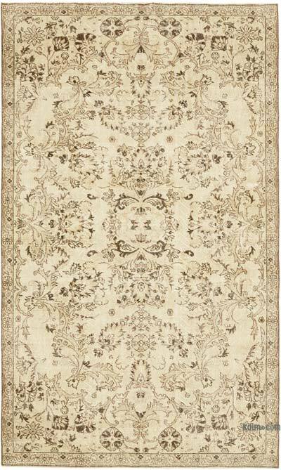 Vintage Turkish Hand-Knotted Rug - 6' 2" x 10' 1" (74" x 121")