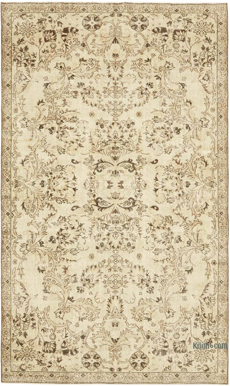 El Dokuma Vintage Halı - 188 cm x 308 cm - K0059932