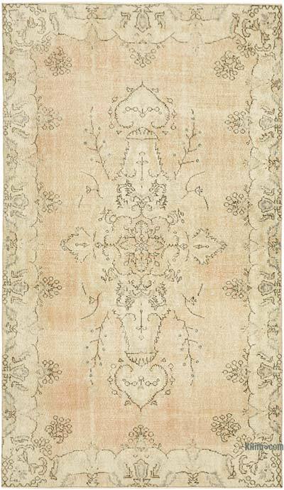 Vintage Turkish Hand-Knotted Rug - 5' 5" x 9' 3" (65" x 111")