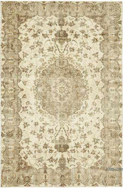 Vintage Turkish Hand-Knotted Rug - 6' 6" x 9' 11" (78" x 119")