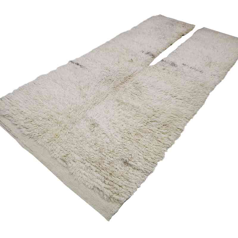 Bej Vintage Anadolu Tülü - 131 cm x 275 cm - K0059971