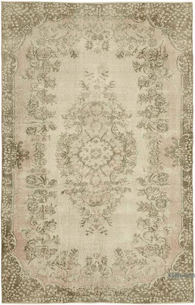 Vintage Turkish Hand-Knotted Rug - 5' 7" x 8' 7" (67" x 103")