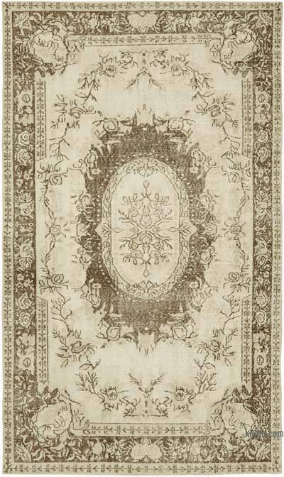 Alfombra Vintage Turca Anudada a Mano - 177 cm x 296 cm