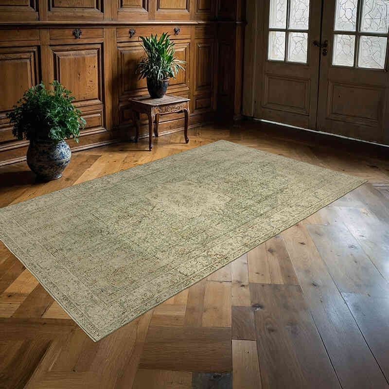 El Dokuma Vintage Halı - 163 cm x 265 cm - K0059996