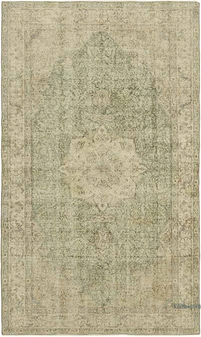 Vintage Turkish Hand-Knotted Rug - 5' 4" x 8' 8" (64" x 104")