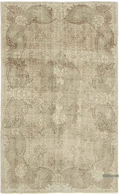 Vintage Turkish Hand-Knotted Rug - 5' 5" x 8' 8" (65" x 104")