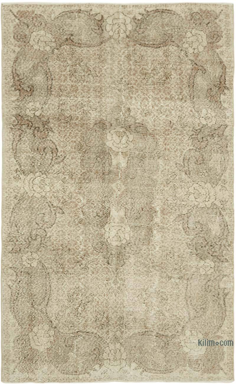 Vintage Turkish Hand-Knotted Rug - 5' 5" x 8' 8" (65" x 104") - K0059997