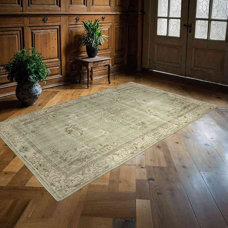 Vintage Turkish Hand-Knotted Rug - 5' 4" x 8' 9" (64" x 105") - K0060006
