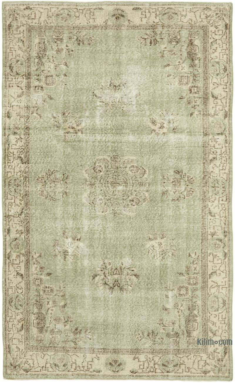 Vintage Turkish Hand-Knotted Rug - 5' 4" x 8' 9" (64" x 105") - K0060006