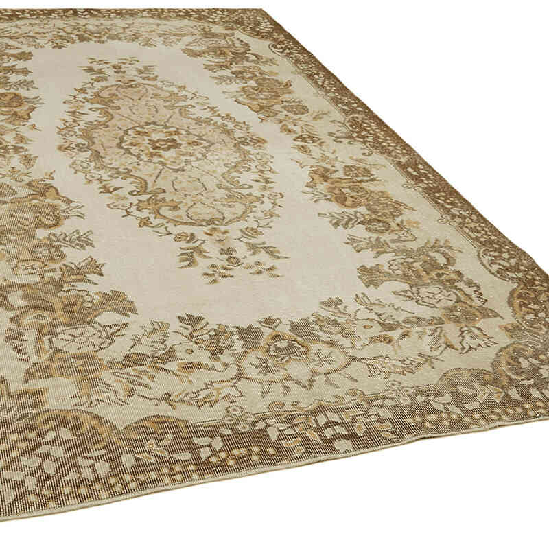 Alfombra Vintage Turca Anudada a Mano - 187 cm x 300 cm - K0060016