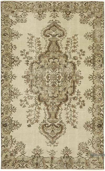 Alfombra Vintage Turca Anudada a Mano - 158 cm x 256 cm