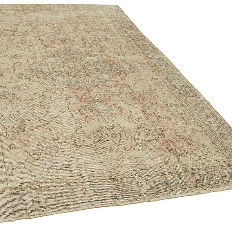 Alfombra Vintage Turca Anudada a Mano - 162 cm x 262 cm - K0060035