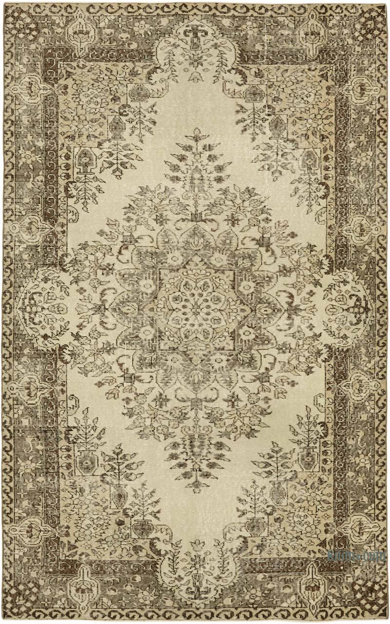 El Dokuma Vintage Halı - 167 cm x 262 cm - K0060036