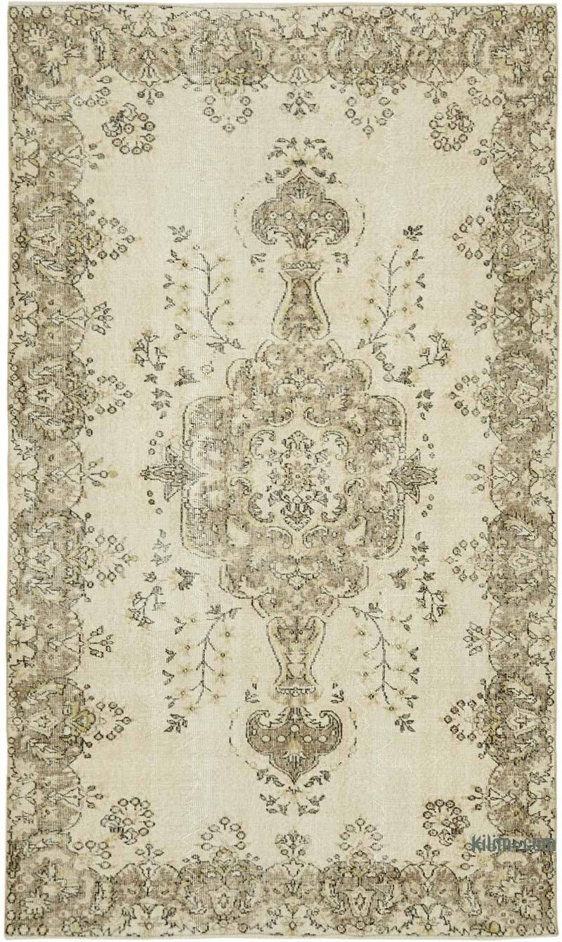 Alfombra Vintage Turca Anudada a Mano - 172 cm x 287 cm - K0060049