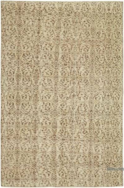 Vintage Turkish Hand-Knotted Rug - 5' 9" x 8' 7" (69" x 103")