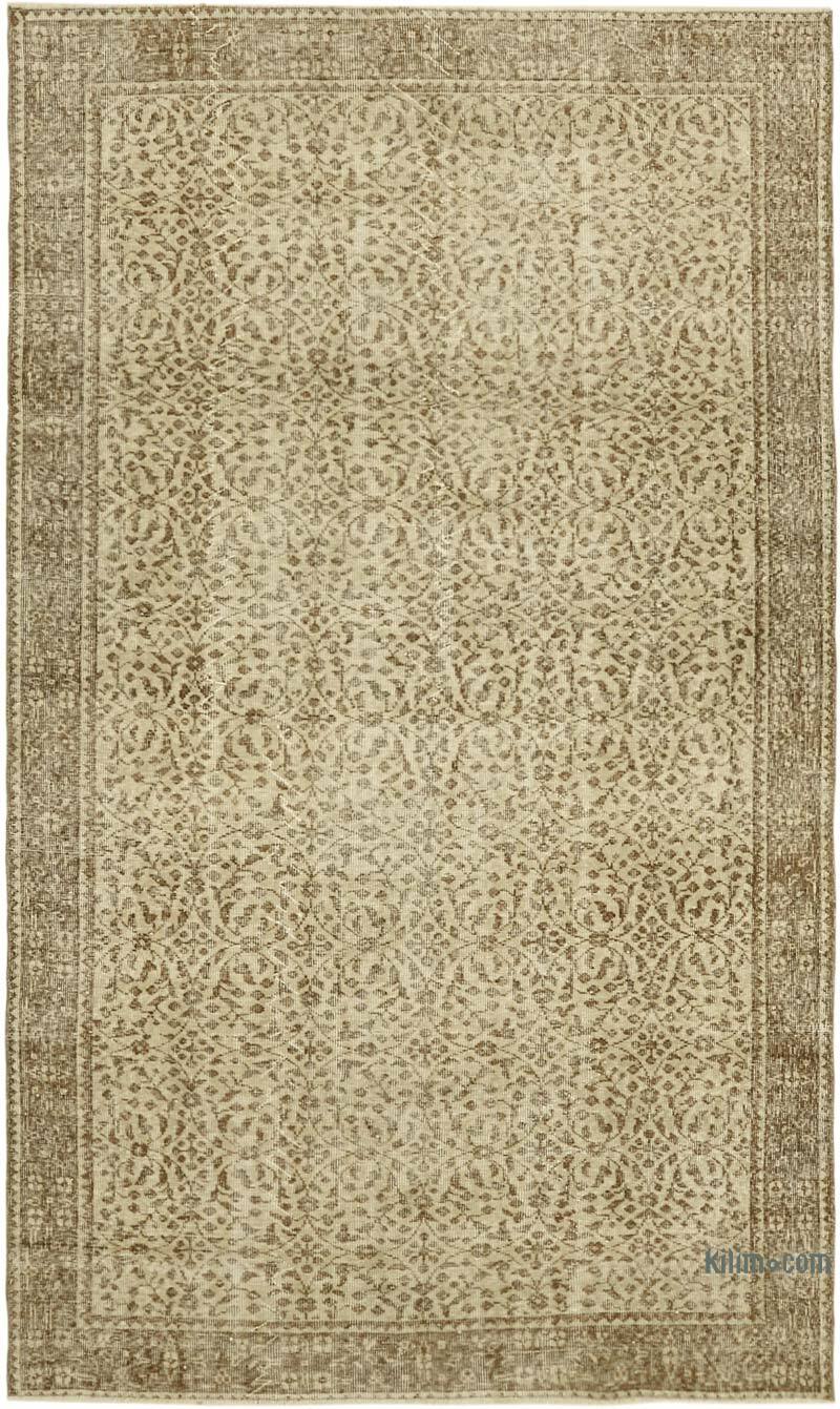 Alfombra Vintage Turca Anudada a Mano - 166 cm x 275 cm - K0060051