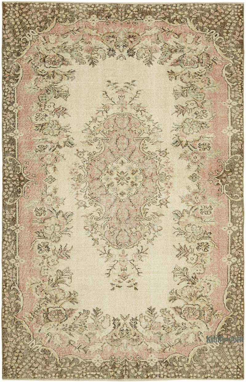 Alfombra Vintage Turca Anudada a Mano - 168 cm x 258 cm - K0060053