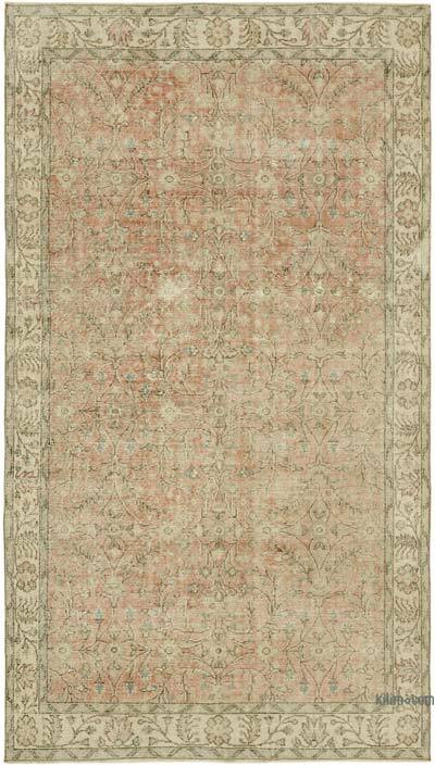 Alfombra Vintage Turca Anudada a Mano - 163 cm x 288 cm
