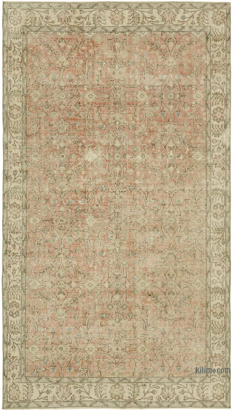El Dokuma Vintage Halı - 163 cm x 288 cm - K0060065
