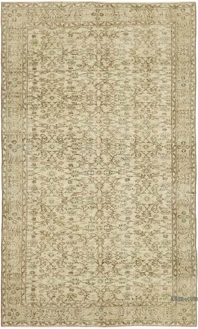 El Dokuma Vintage Halı - 158 cm x 260 cm