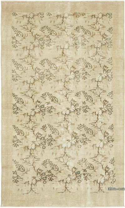Vintage Turkish Hand-Knotted Rug - 5' 4" x 8' 10" (64" x 106")