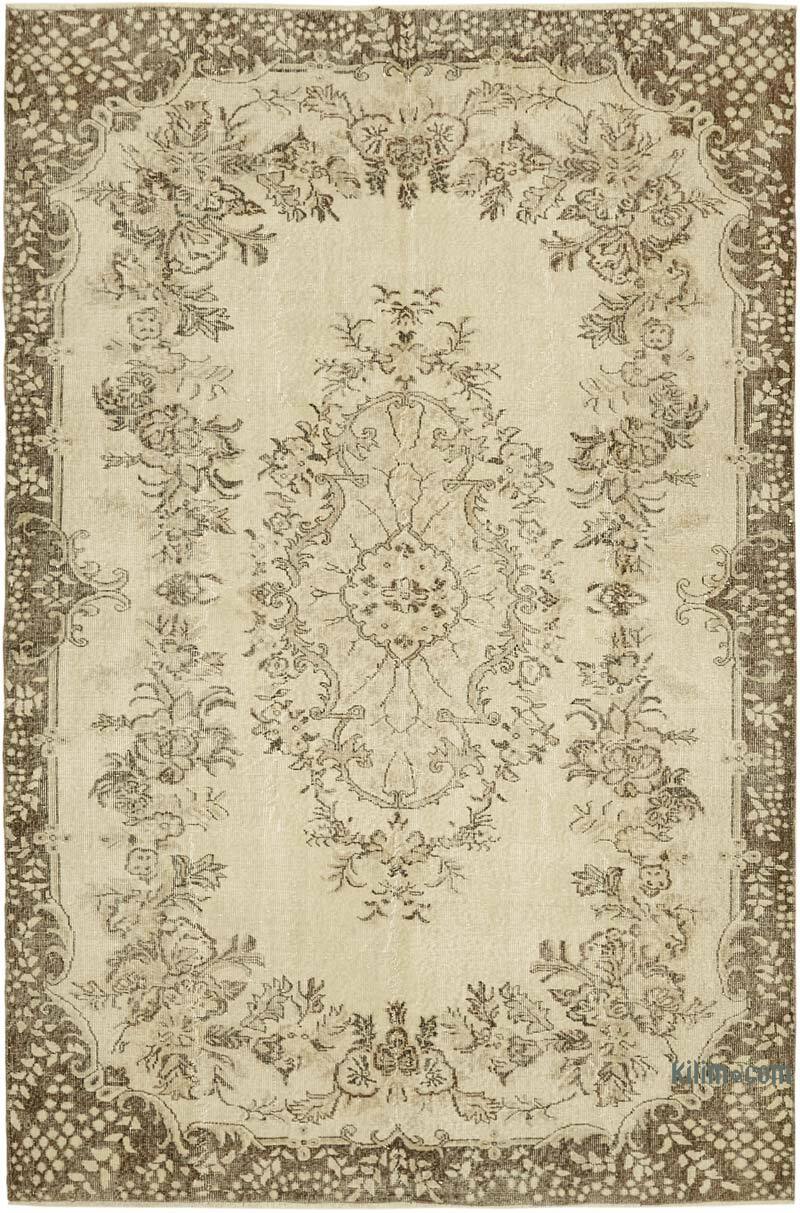 El Dokuma Vintage Halı - 204 cm x 304 cm - K0060081