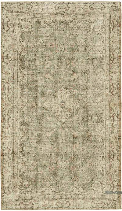 Vintage Turkish Hand-Knotted Rug - 4' 10" x 8' 3" (58" x 99")