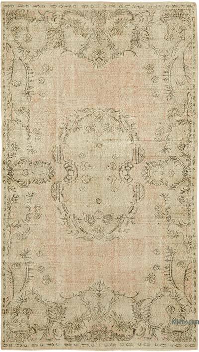 Vintage Turkish Hand-Knotted Rug - 5' 5" x 9' 5" (65" x 113")