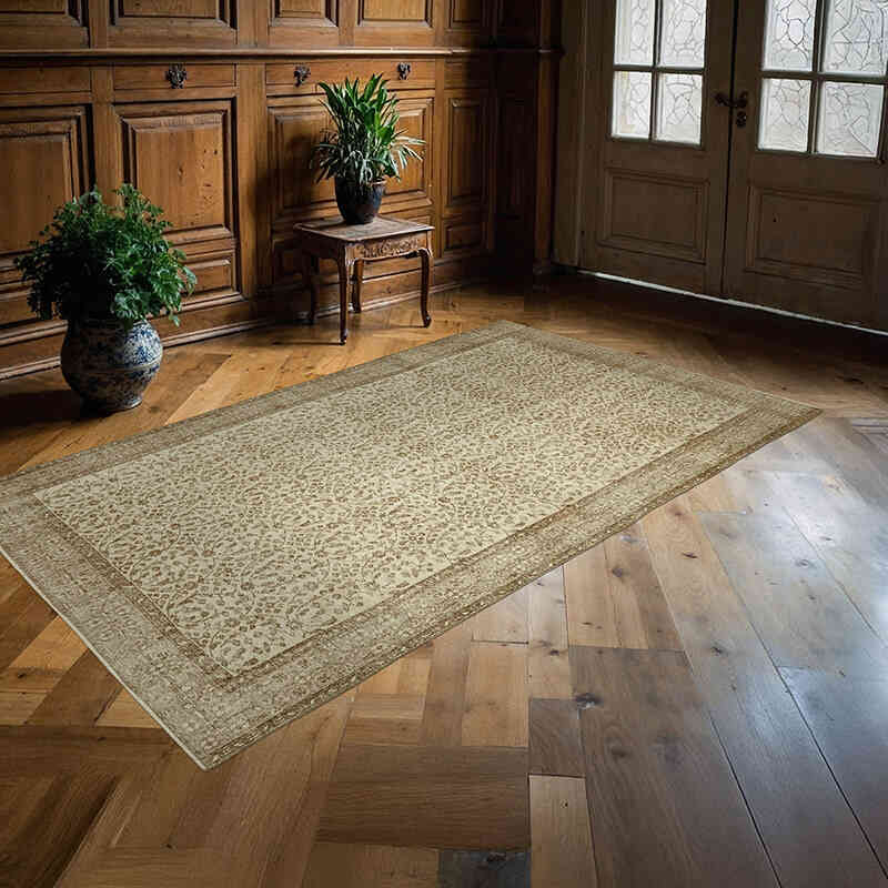 El Dokuma Vintage Halı - 155 cm x 260 cm - K0060084