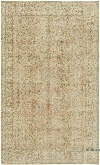 Alfombra Vintage Turca Anudada a Mano - 158 cm x 255 cm